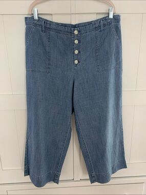 J Jill Super Lightweight Crop Pants Size 16